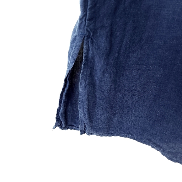 Anthropologie cloth & stone linen crop jumpsuit size Medium - Picture 6 of 7